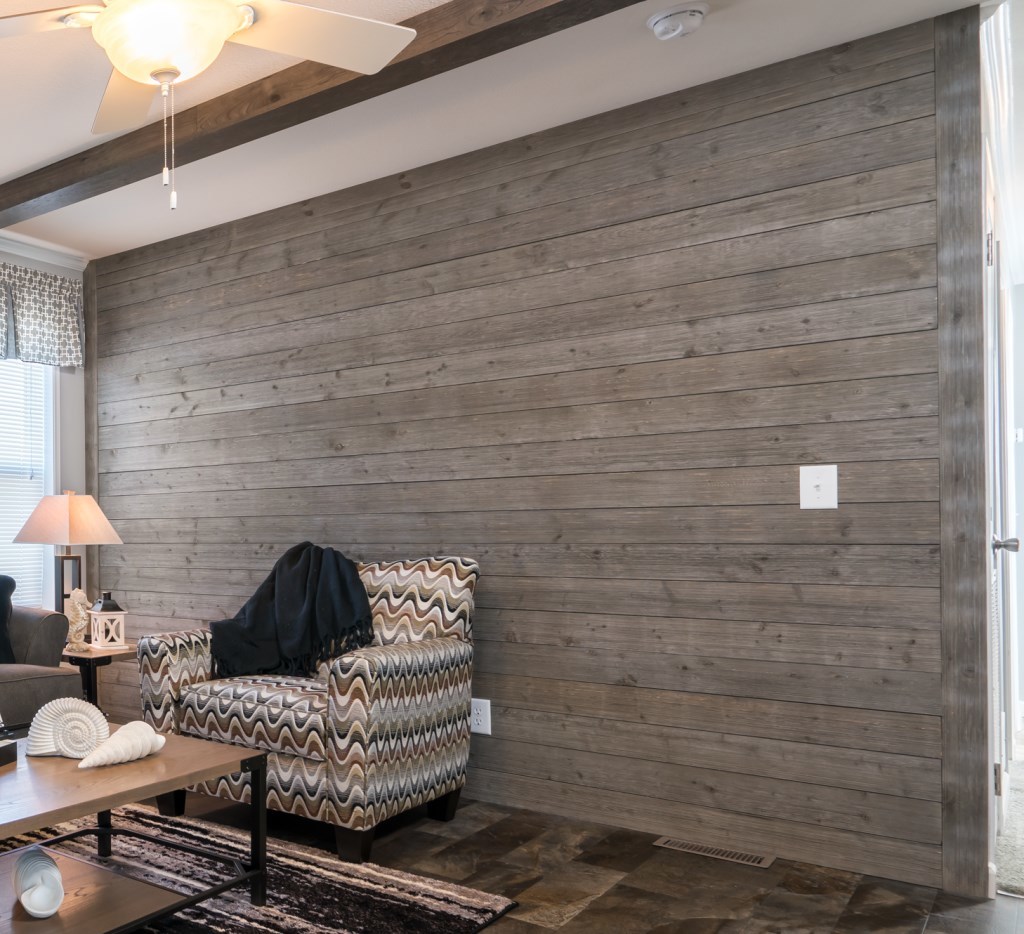 Plank Board Accent Wall