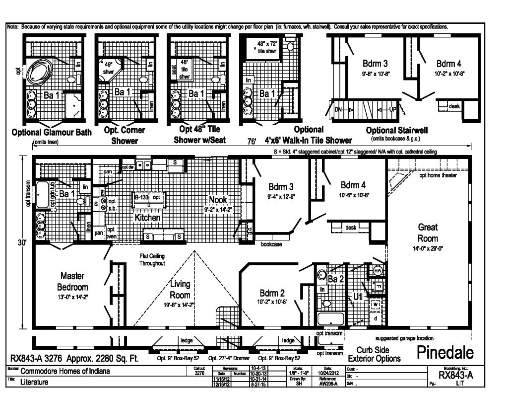 Commodore Mobile Homes Floor Plans